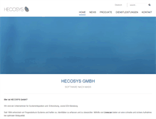 Tablet Screenshot of hecosys.com